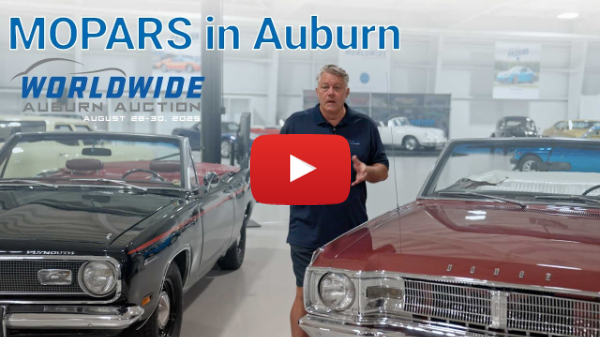 Mopars at the Auburn Auction - 1969 Plymouth Barracuda & 1967 Dodge Dart - Offered Without Reserve